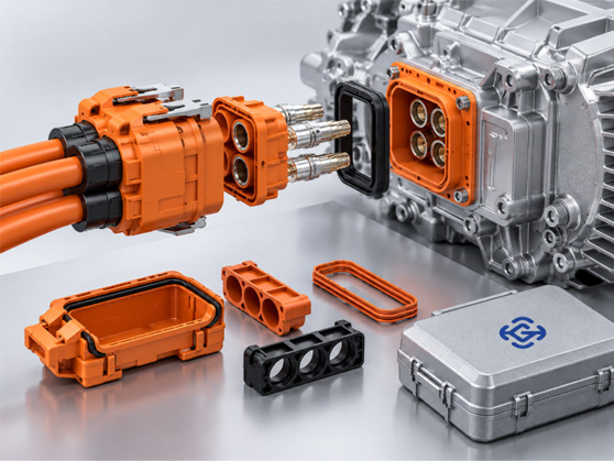 TE-CSJ18连接器,新能源汽车高压动力总成设计方案 TE-CSJ18连接器,新能源汽车高压动力总成设计方案